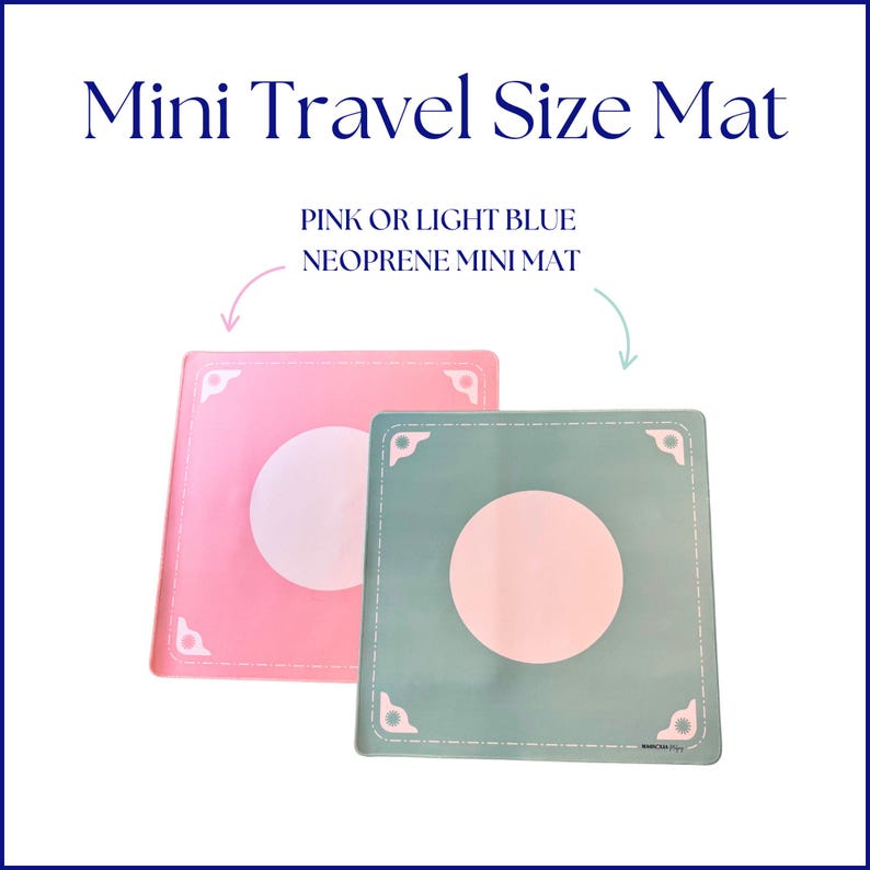 Embossed Art Mahjong Travel Set – Modern Bright Mini Tiles, Acrylic Box image 6