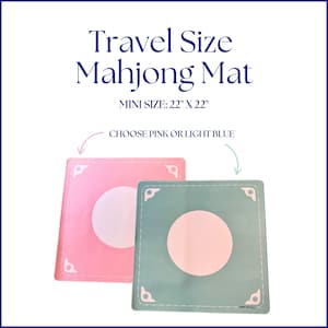 Mini tapete de mahjong - Neopreno, tamaño de viaje - 56 x 56 cm