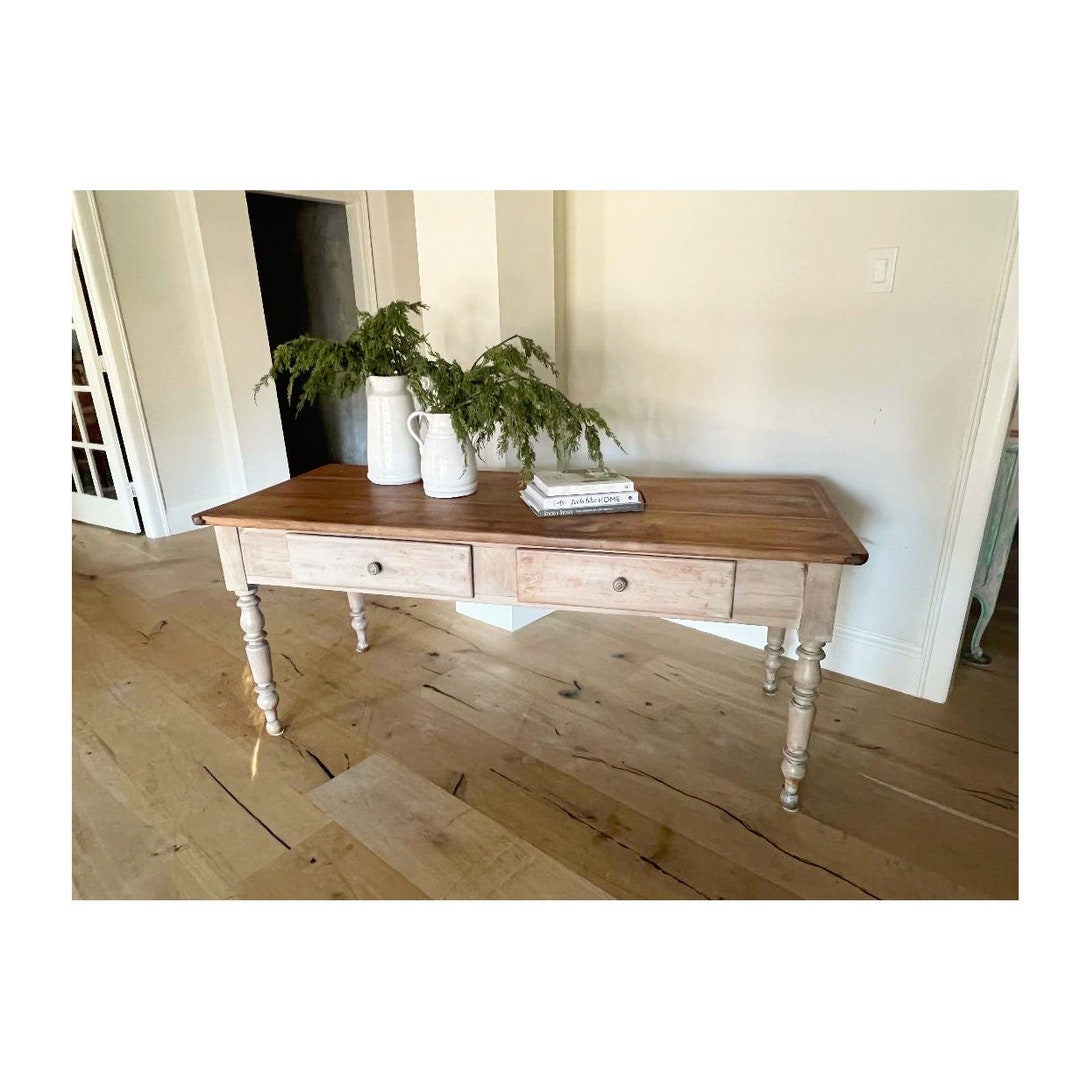 Antique French Bakers Table Etsy