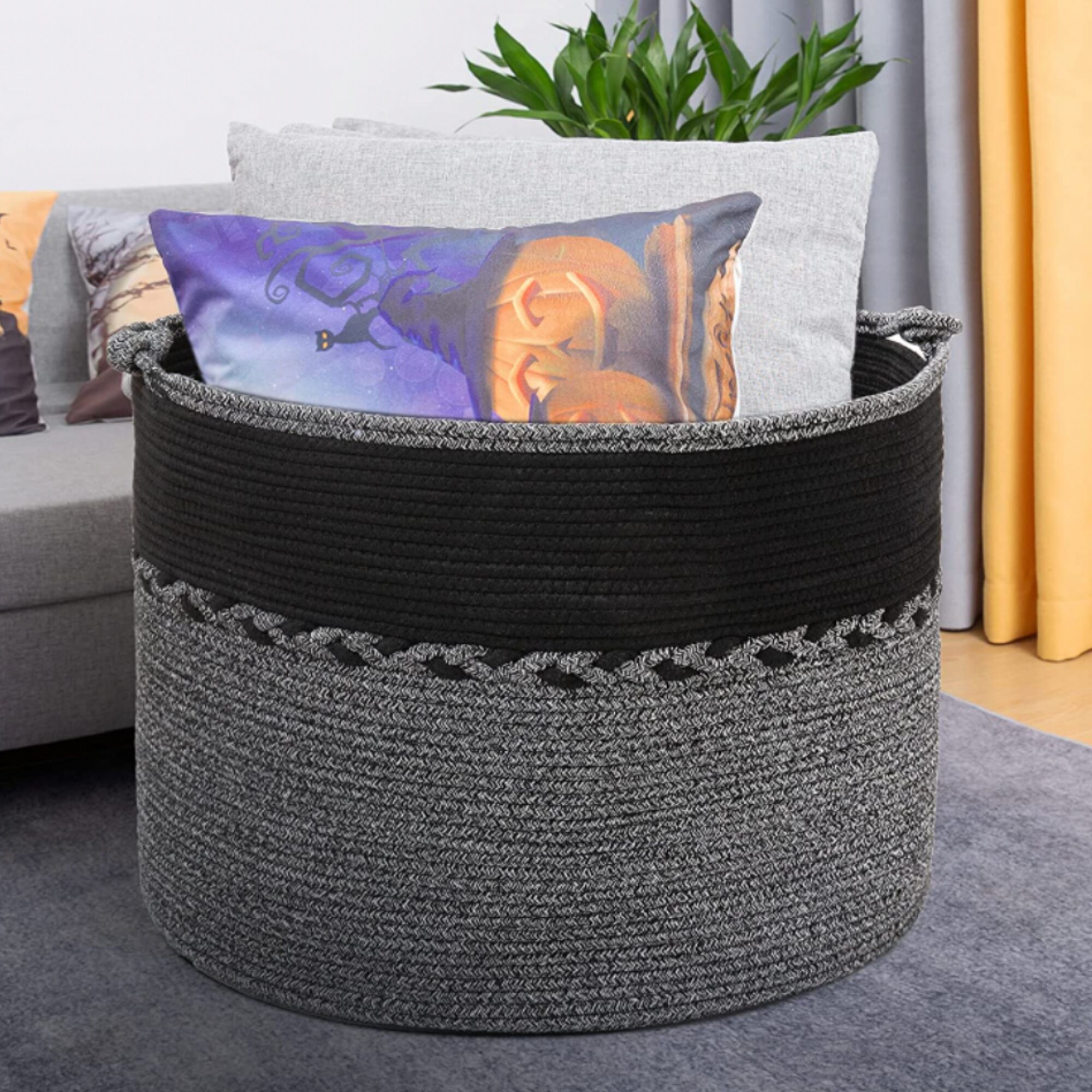 XXXL Large Rope Baskets for Storage 24 X 24 Etsy