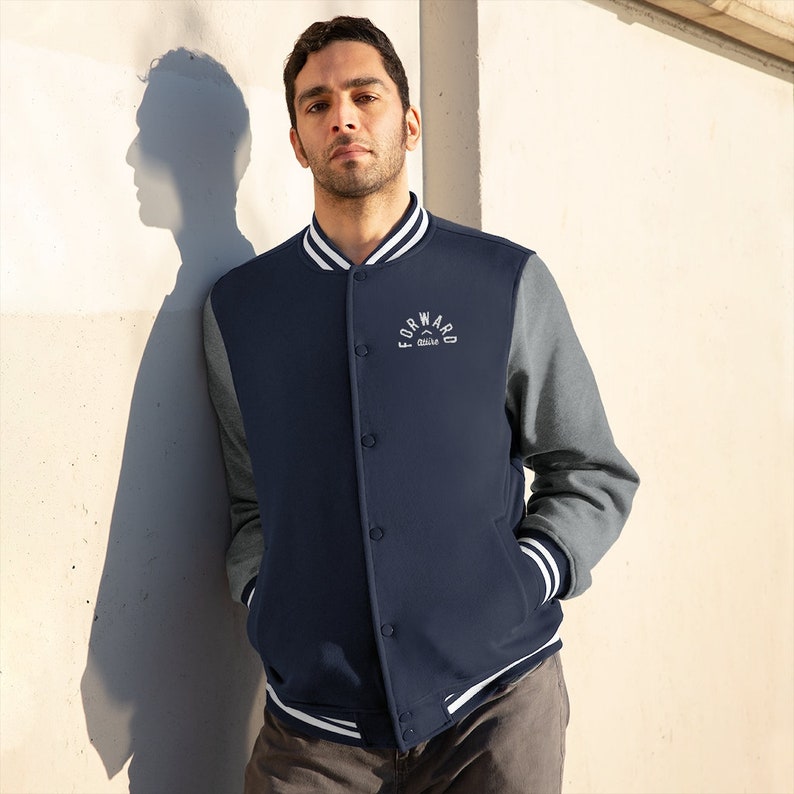 Forward Attire Men/'s Varsity Jacket