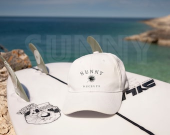 WHITE Baseball Hat Mock-up, Dad Hat Mockup, White Hat Mockup, Blank Baseball Hat Mockup, Mens Hat Mockup, Cap Mockup, Summer Hat Mockup