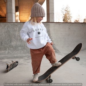 Kids White Sweatshirt Mockup | Child White Sweatshirt Mockup | KIDS Sweater Mockup | Child Model Mockup | Kids Model Mockup
