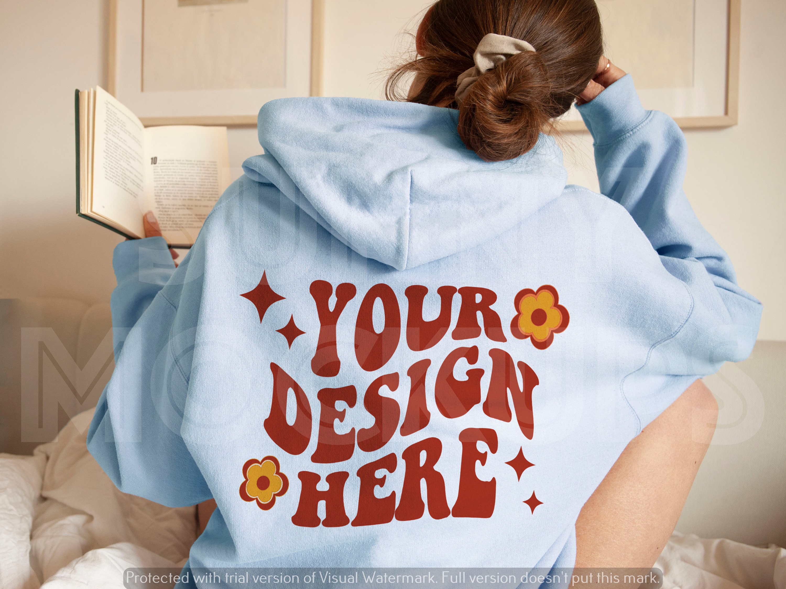 light blue hoddies