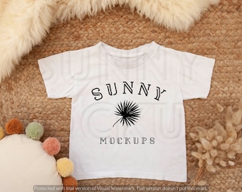 Kids T-shirt Mockup, Kids White Shirt Mockup, Toddler Tshirt Mockup, Bella Canvas 3001t Mockup, 3001t Toddler mockup, Bella Canvas 3001t