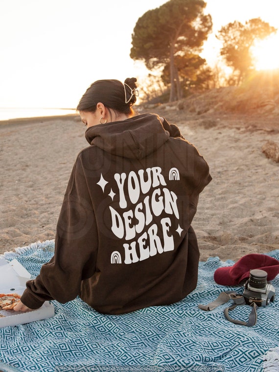 Gildan dark chocolate hoodie online