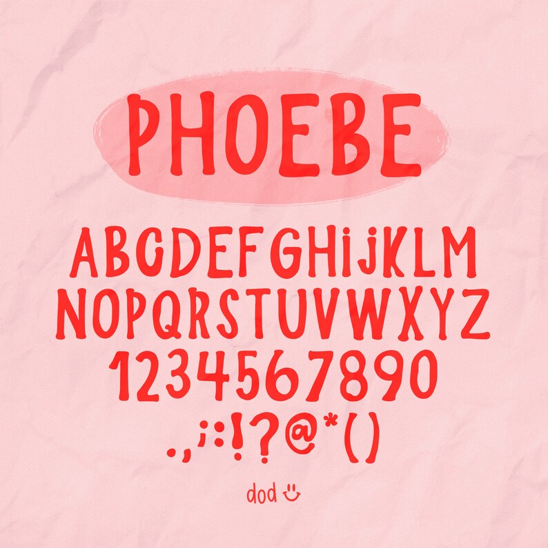 LOBSTER FONT PACK Etsy
