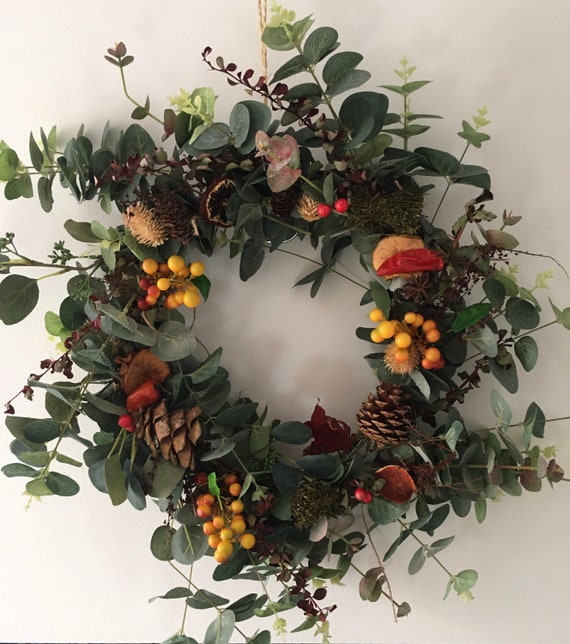 Autumn Eucalyptus Wreath | Etsy