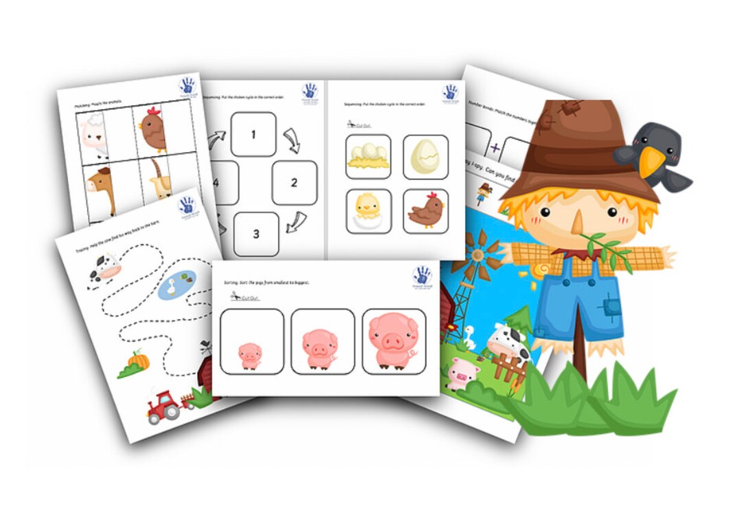 Farm Edition Busy Book Printable PDF - Etsy