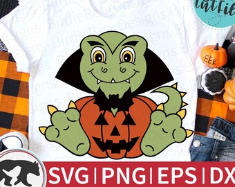 Halloween Dinosaur Svg, Halloween Dino Svg, Dinosaur Clipart, Pumpkin Svg, Dinosaur Svg, Png, Boys Halloween Svg, Cute Dinosaur Svg, Dxf