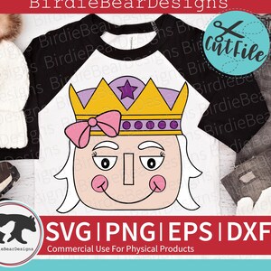 Nutcracker Svg, Nutcracker Face Svg, Pink Nutcracker Svg, Layered Nutcracker Svg, Nutcracker Clipart, Png, Nutcracker Cut File, Cricut