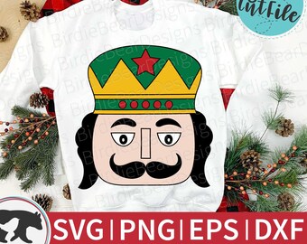 Nutcracker Face SVG - Nutcracker Svg - Nutcracker Clipart - Christmas Faces SVG - Nutcracker Cut File - Nutcracker SVG File - Nutcracker Png