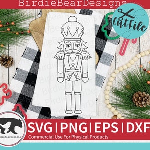 Quebra-nozes Svg, Quebra-nozes Clipart, Arquivo de corte do quebra-nozes, Rosto do quebra-nozes Svg, Png Esboço do quebra-nozes, Quebra-nozes para colorir Svg, Natal Svg