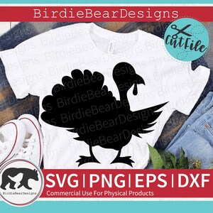 Turkey SVG - Turkey Silhouette SVG - Cute Turkey Svg - Turkey Silhouette - Thanksgiving Turkey Svg - Turkey Clipart - Thanksgiving Clipart