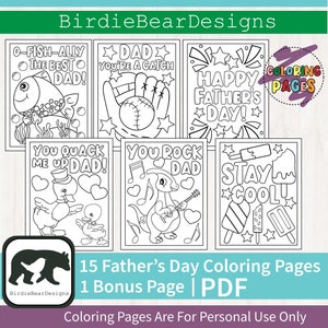 Fathers Day Coloring Pages - Fathers Day Coloring Book - Fathers Day Printable - Fathers Day Coloring Pages for Kids - Fathers Day Activity