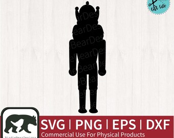 Nutcracker SVG - Nutcracker Silhouette Svg - Nutcracker Clipart - Nutcracker Cut File - Nutcracker SVG File - Xmas Svg - Christmas Svg Png