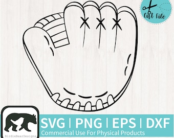 Download Baseball Glove Svg Etsy