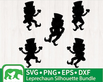 Leprechaun SVG - St Patricks Day SVG - Svg Bundle - St Patricks Day Bundle - Cut File Bundle - Leprechaun Vector - Cut Files for Cricut