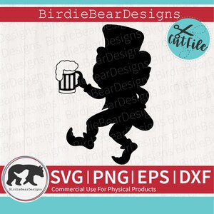 Leprechaun SVG - St Patricks Day SVG - Leprechaun Clipart - St Patricks Day Beer Svg - St Patricks Svg - Leprechaun Png - Dancing Leprechaun