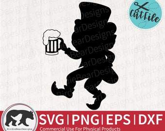 Leprechaun SVG - St Patricks Day SVG - Leprechaun Clipart - St Patricks Day Beer Svg - St Patricks Svg - Leprechaun Png - Dancing Leprechaun