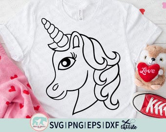 Unicorn Svg, Unicorn Clipart, Unicorn Png, Unicorn Head Svg, Cute Unicorn Svg, Unicorn Coloring Svg, Unicorn Vector, Unicorn Svg File, Dxf