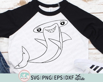 Tubarão Svg, Tubarão Clipart, Tubarão Martelo Svg, Tubarão Colorir Svg, Tubarão Bonito Svg, Arquivos Tubarão Svg, Tubarão Menino Svg, Colorir Svg, Png, Dxf