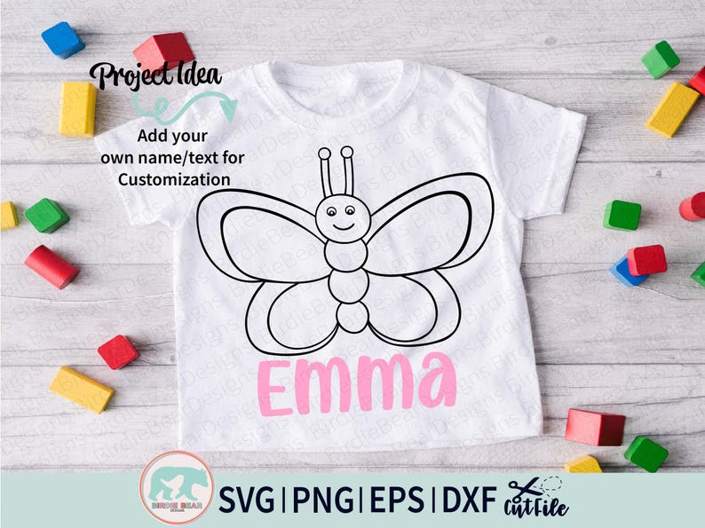 Butterfly Outline Svg, Animal Outline Svg, Coloring Page Svg, Butterfly Shirt Svg, Butterfly Cut File, Svg for Coloring Shirt, Butterfly Svg image 4
