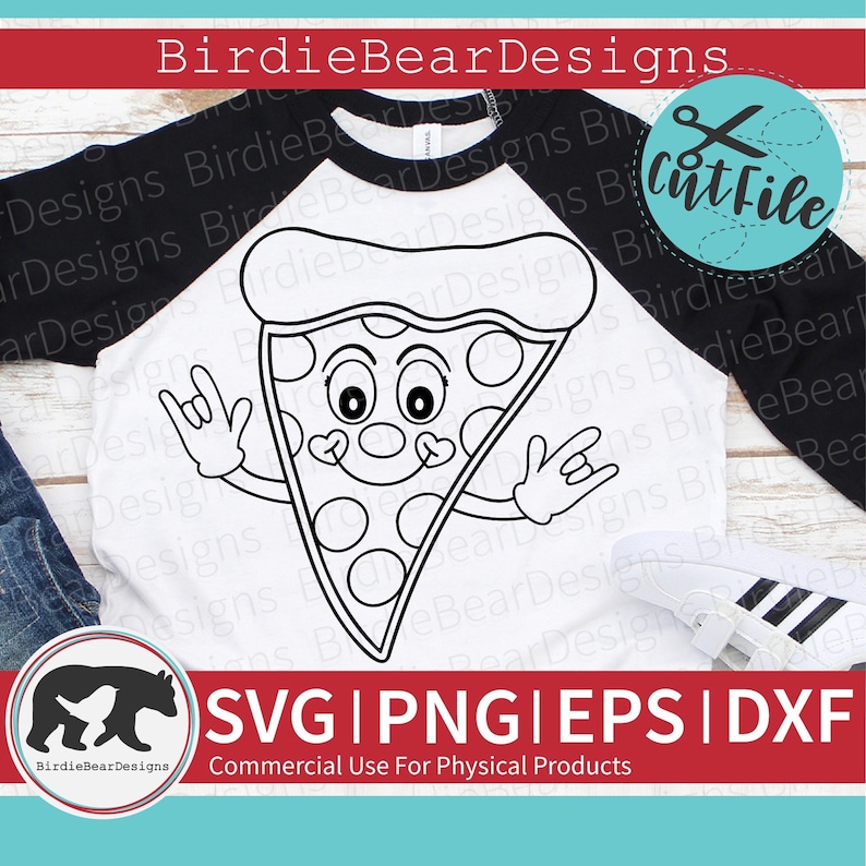 Pizza SVG - Valentines Day Coloring Svg - Pizza Valentine Svg - Pizza Coloring Page - Pizza Slice Svg - Funny Valentine Svg - Pizza Clipart image 1