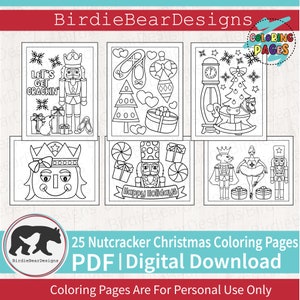 Christmas Coloring Pages, Nutcracker Coloring Page, Coloring Pages Christmas, Christmas Coloring Pages for Kids, Christmas Printable, PDF
