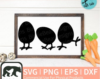 Chick SVG Chick Silhouette SVG Chick Egg Svg Easter | Etsy ...