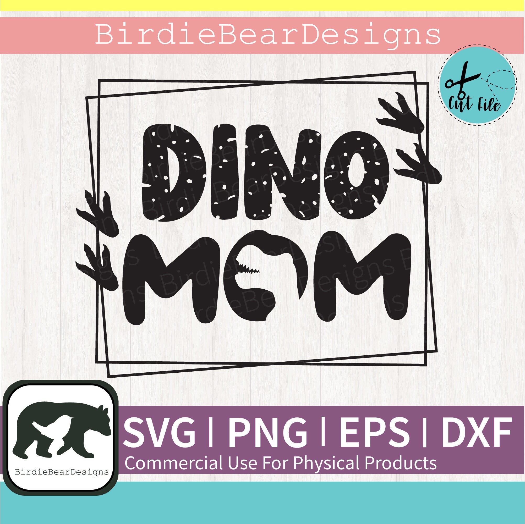 Download Dino Mom SVG Dinosaur Mom Svg Dinosaur Birthday Shirt Svg | Etsy