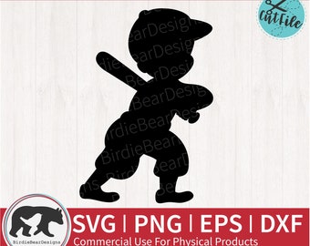 Baseball Player SVG - Baseball SVG For Boys - Baseball Player Silhouette Svg - Baseball Player Png - Baseball Player Clipart - Baseball Svg
