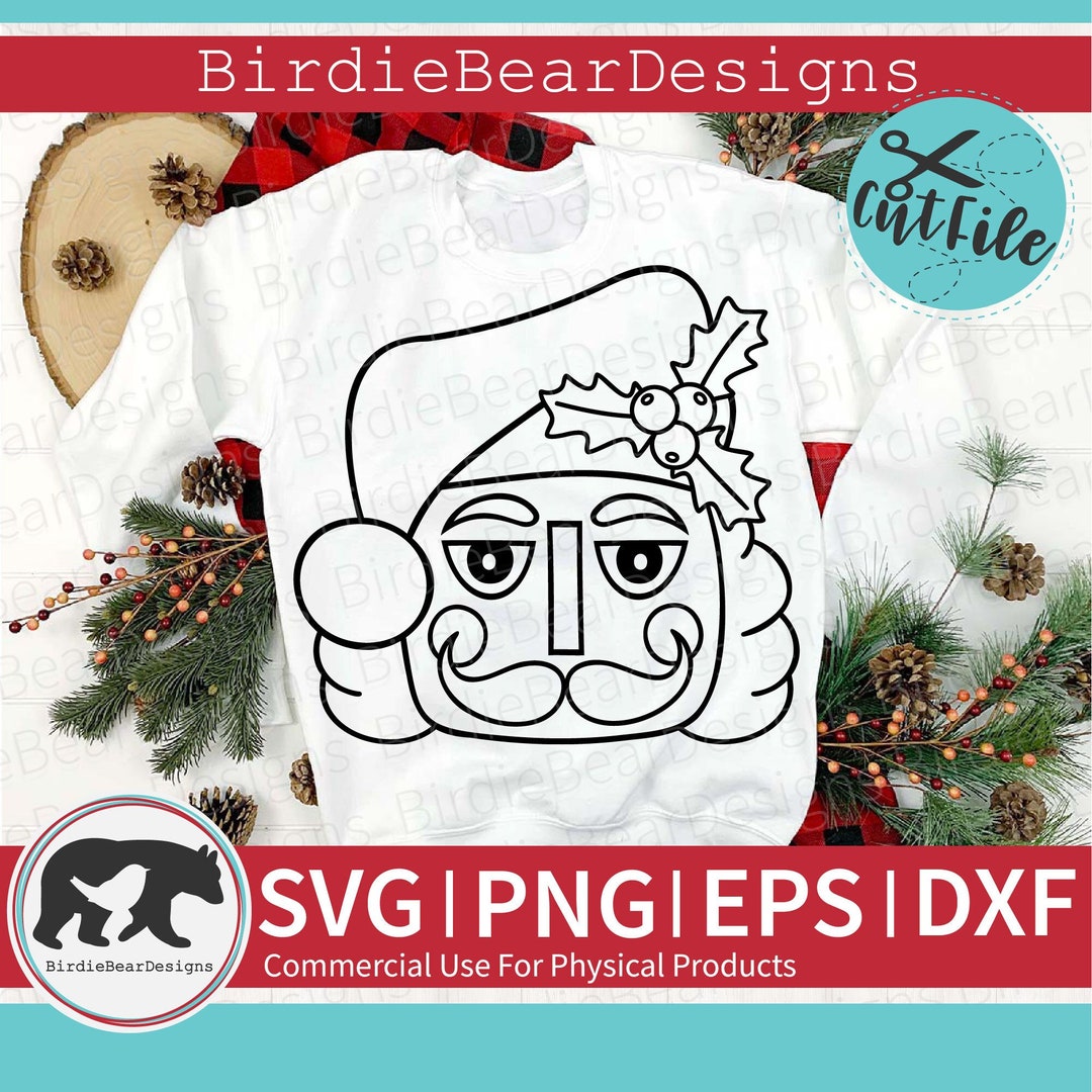 Nutcracker Svg, Nutcracker Clipart, Nutcracker Face Svg, Christmas