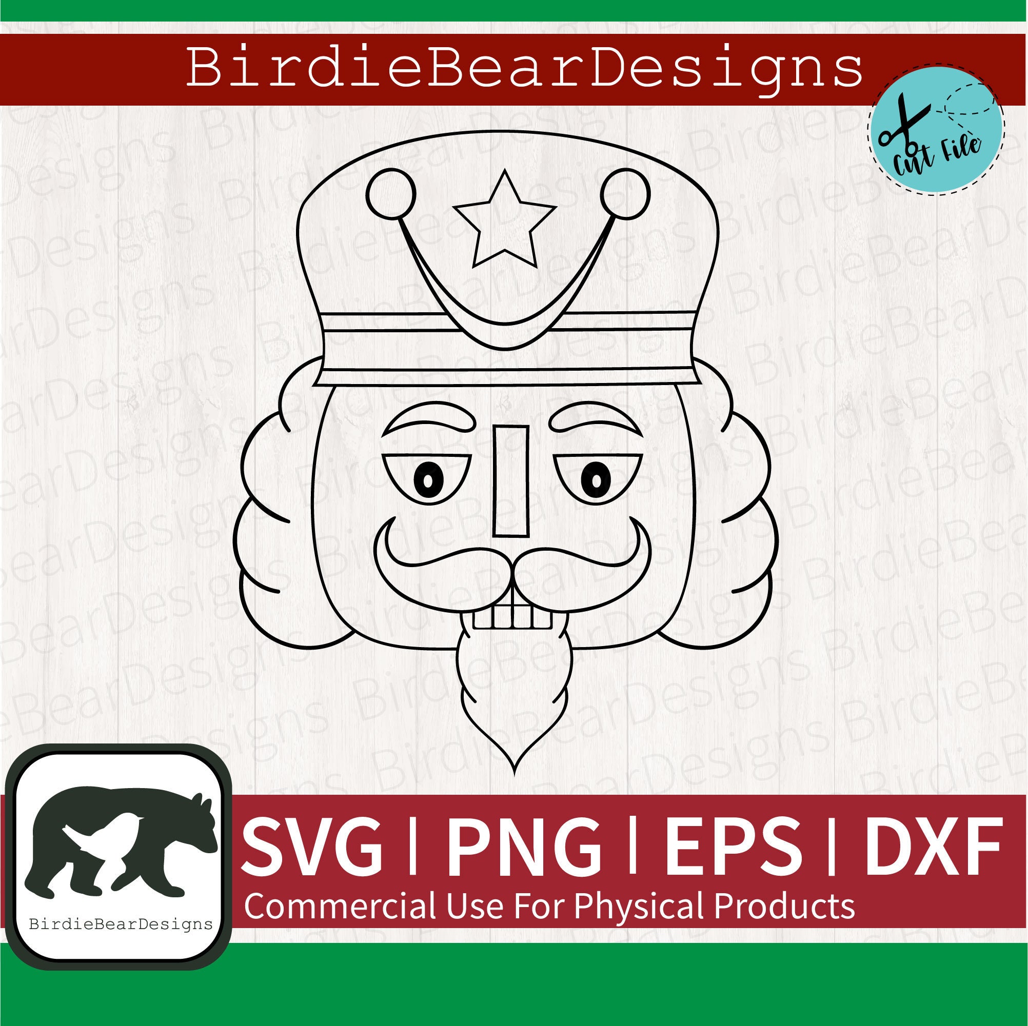 Nutcracker Face SVG Nutcracker Svg Nutcracker Clipart Etsy