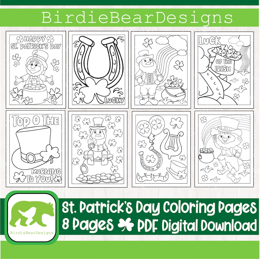 St Patricks Day Coloring Pages  St Patricks Day Coloring Book