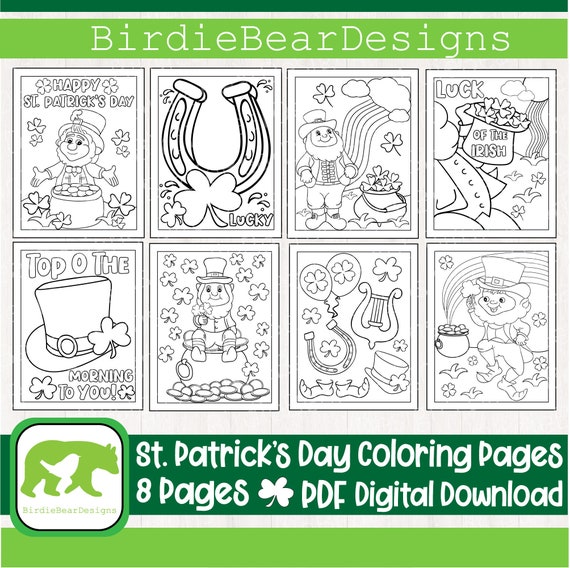 St Patricks Day Coloring Pages  St Patricks Day Coloring Book