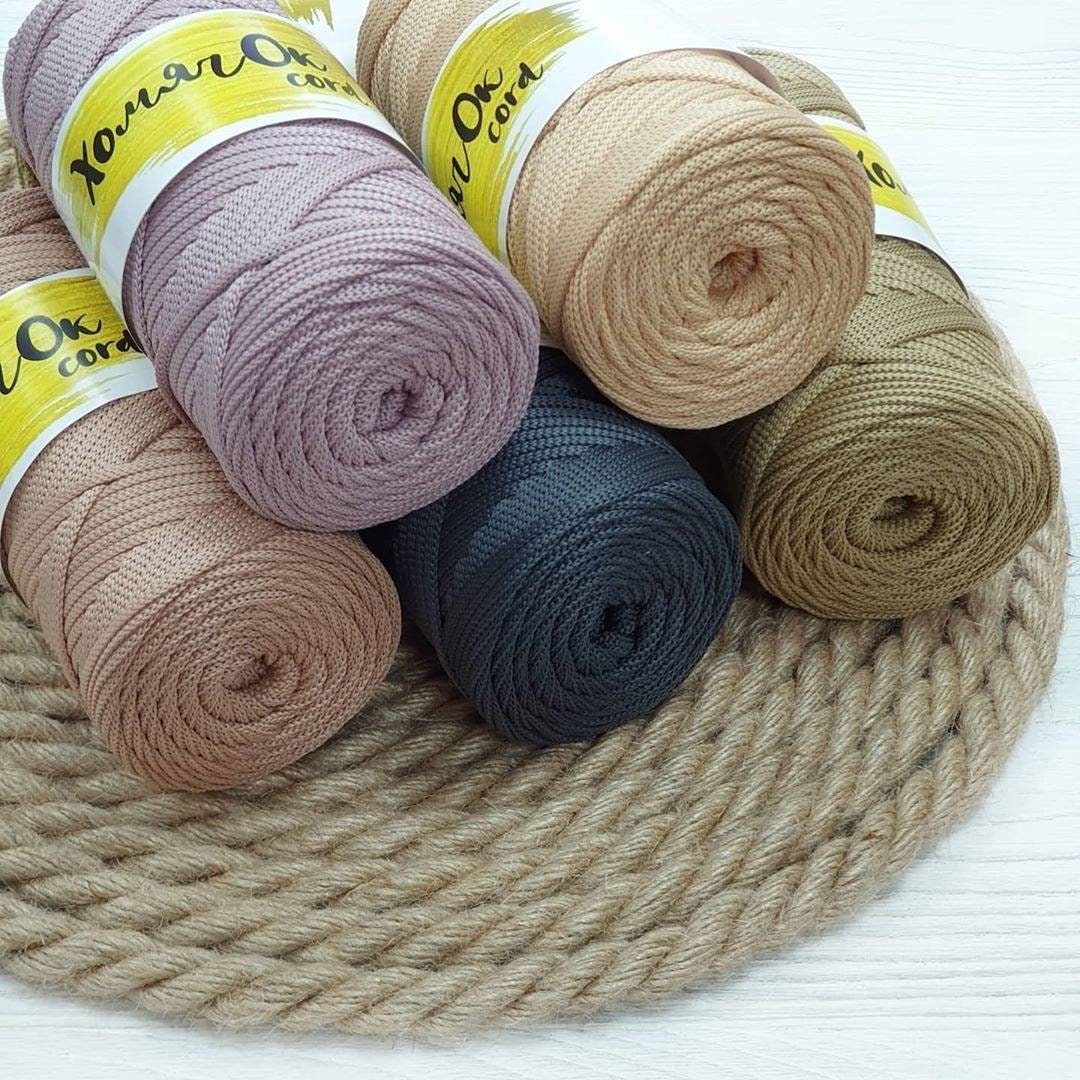 Polyester rope / Polyester knitting cord 3mm 4mm 5mm 109 Etsy