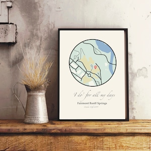 Aangepaste digitale kaart | Aangepaste locatieillustratie | Digitale download | Gepersonaliseerde kaartbestand | De Kaart van het Land van de Stad | Cadeau voor haar