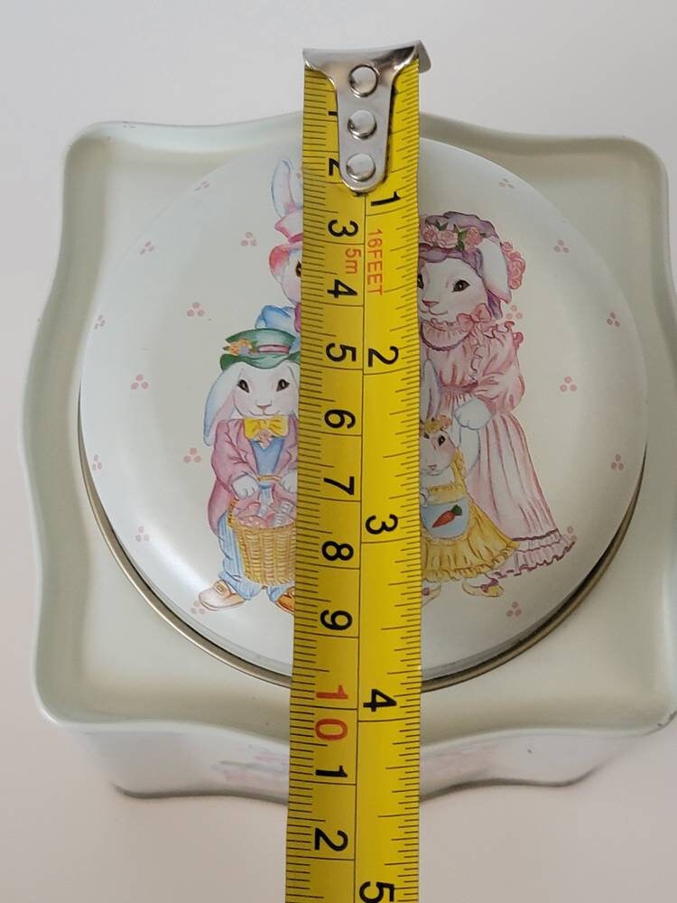 Sadter Rabbit Tin Easter Bunny Tin - Etsy