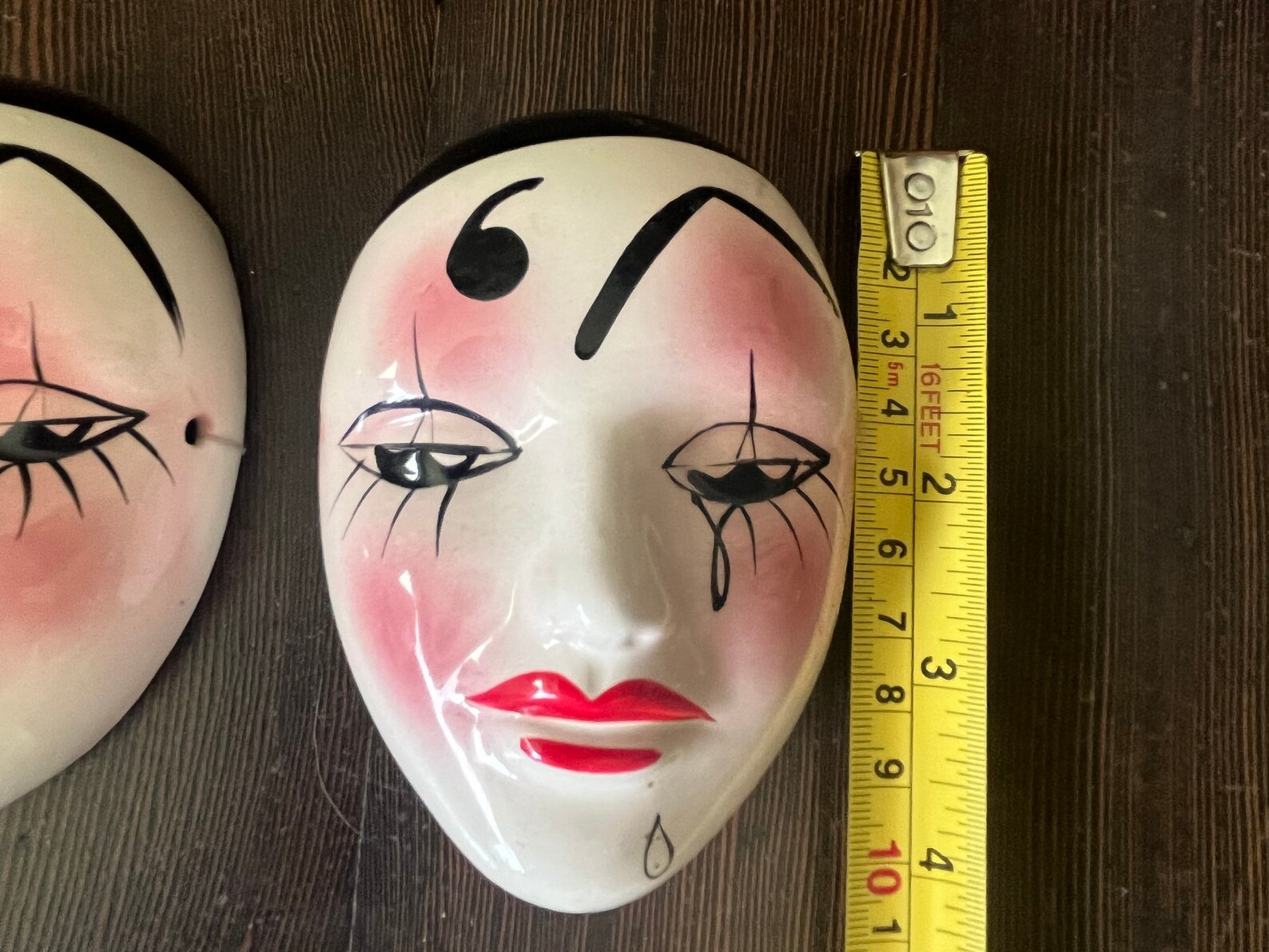 Mini Vintage Face Mask Wall Decor Etsy
