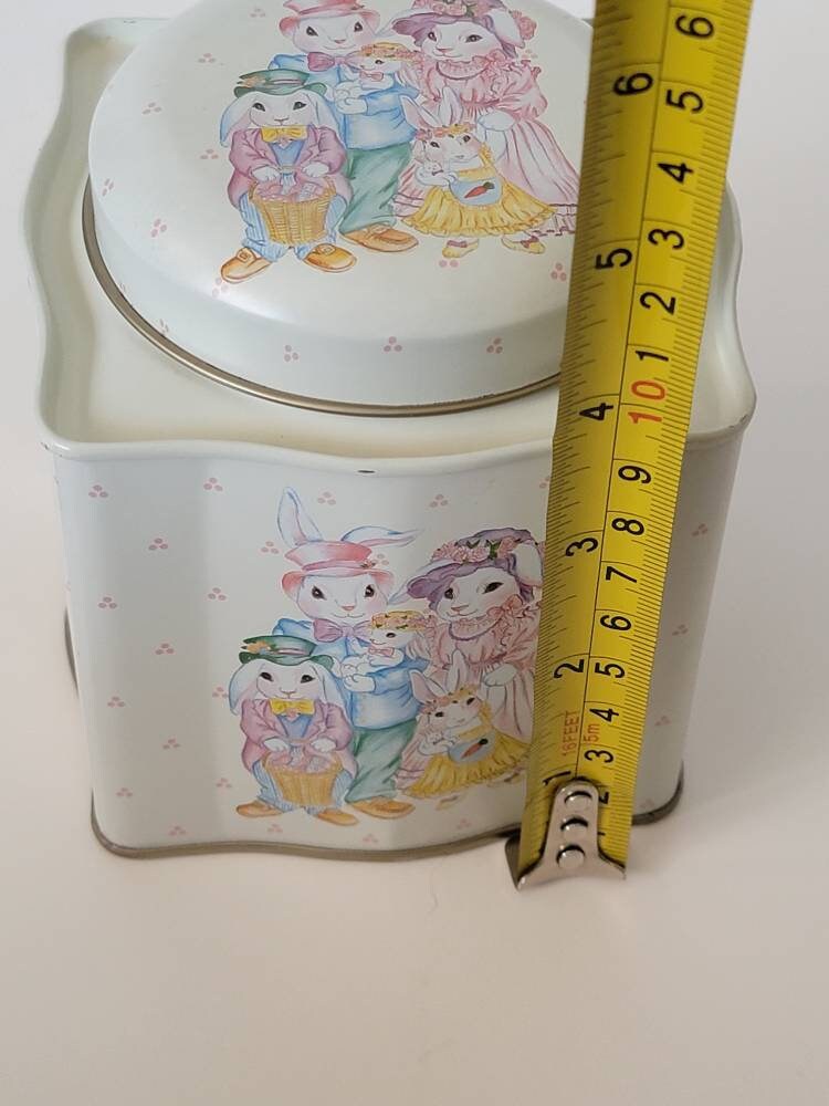 Sadter Rabbit Tin Easter Bunny Tin - Etsy