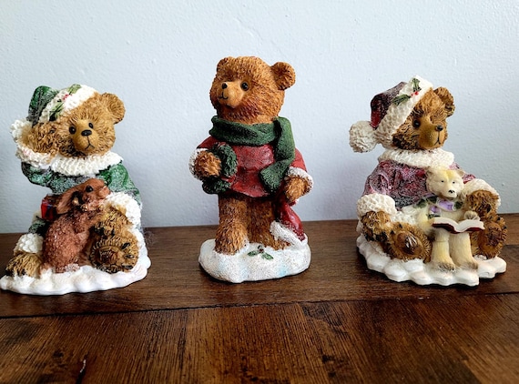 Vintage Greenbriar Christmas Bears Vintage Christmas Figurines