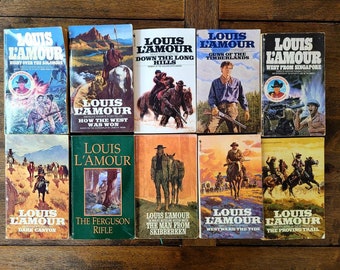 Louis L'amour Books - Etsy