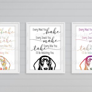 Miniature Dachshund Print | Sausage Dog | Dachshund Lover | Dog Print | Dog Gift | Dog Illustration | Home Decor | Watching You 68