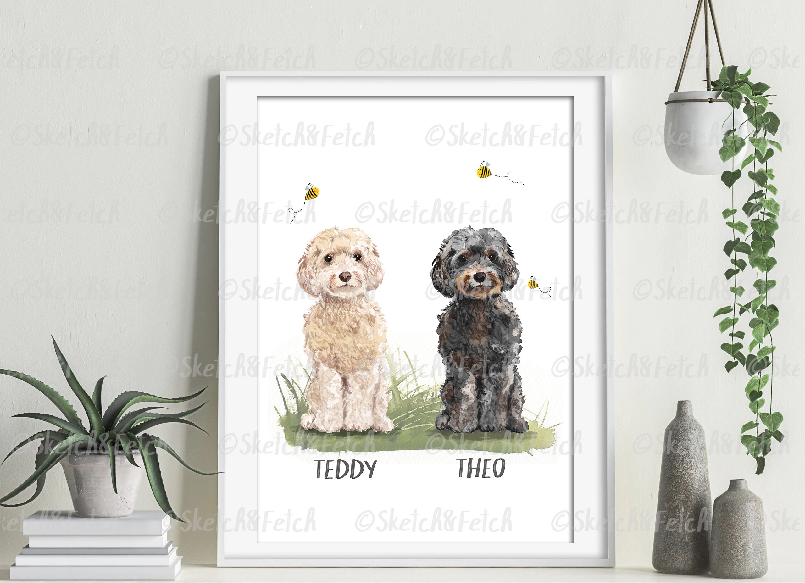 Personalised Dog Print Digital Personalised Image - Etsy UK
