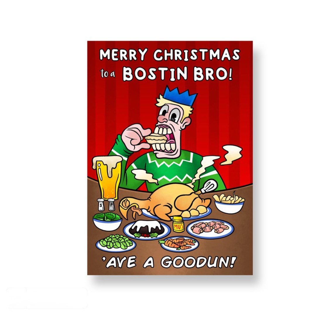 Black Country Christmas Card. Brother Etsy