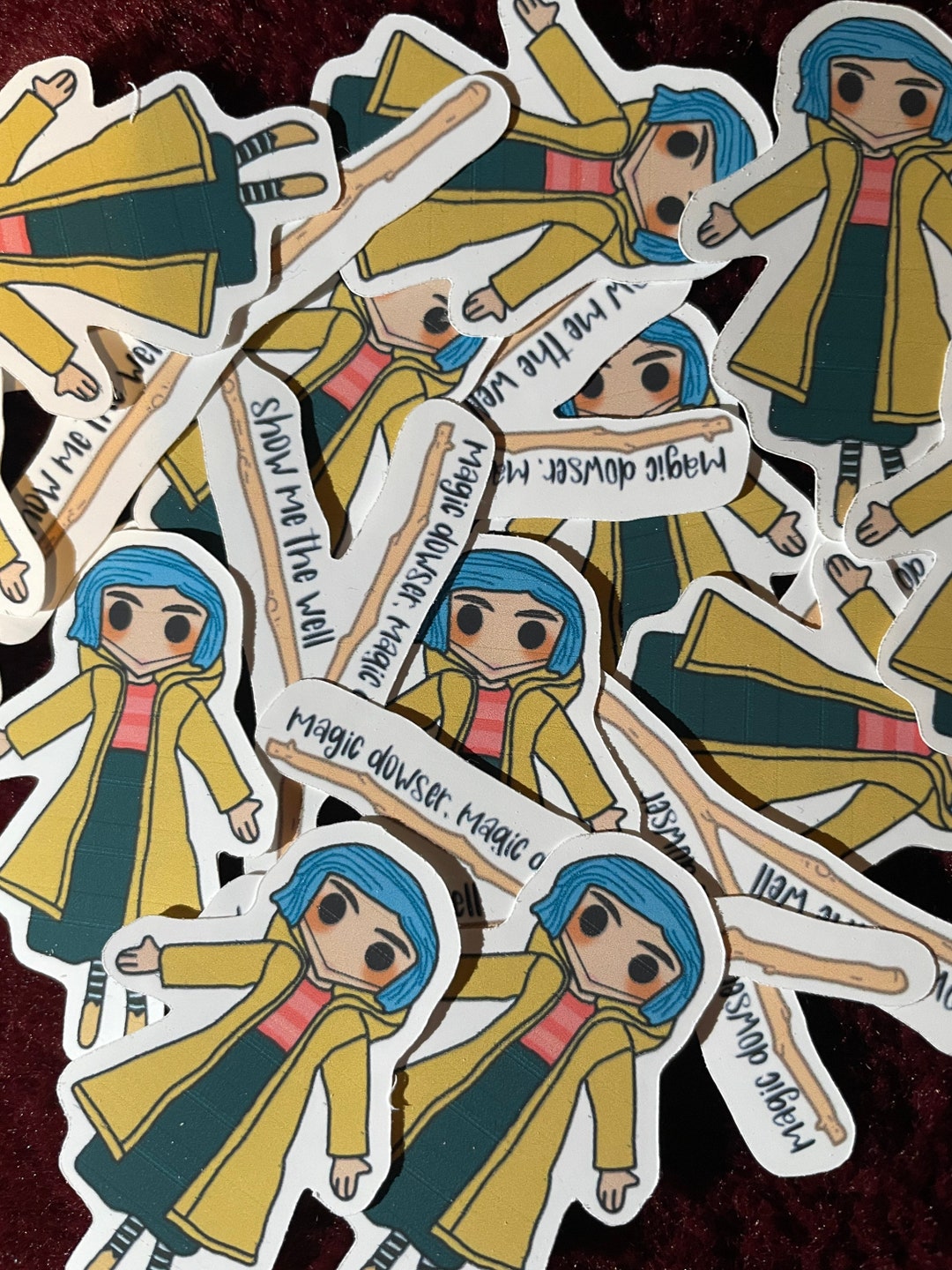 Sticker Filming Inspired Movie Inspired Stickers, Coraline Inspired Stickers, Doll Sticker ...