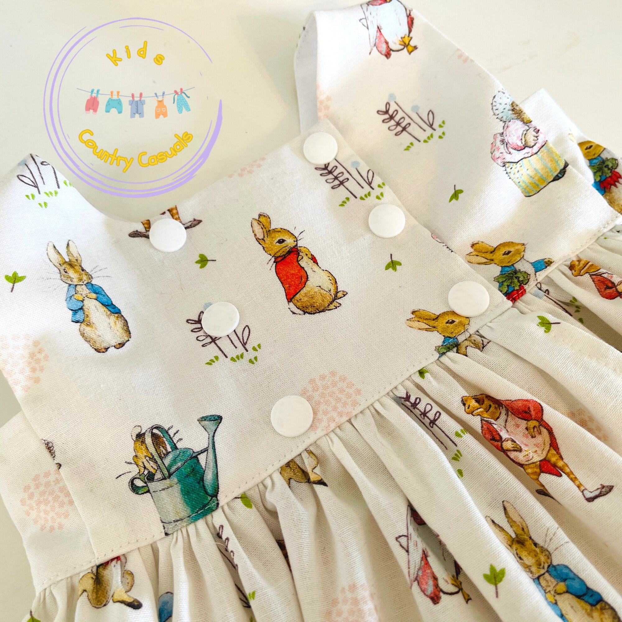Peter Rabbit Girls Dress Sleeveless Dress Party Dress Etsy