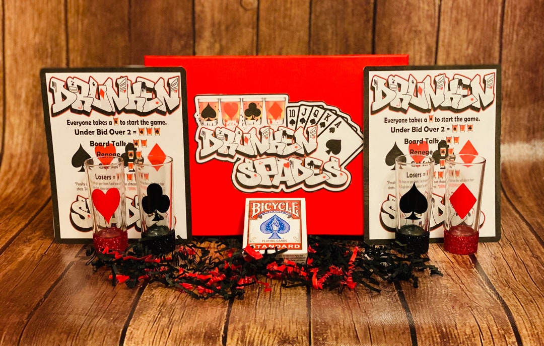 Drunk Spades, Drunken Spades, Adult Games, Drinking Games, Adult