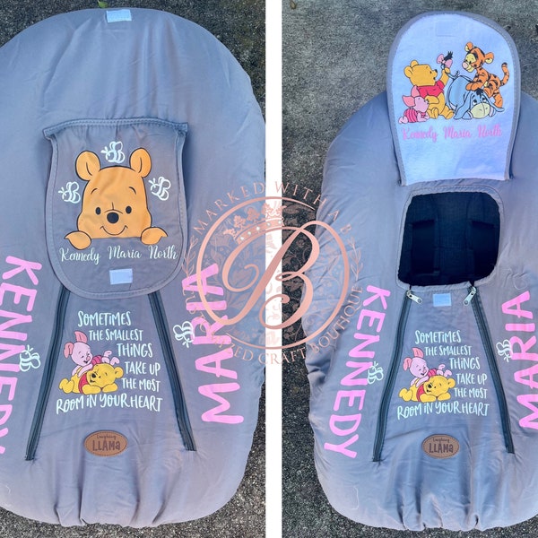 Fundas de asiento de coche personalizadas, funda de asiento de coche de bebé personalizada, portabebés personalizado, artículos personalizados para bebés